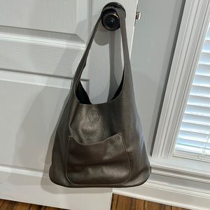 Pewter shoulder bag ( purse)